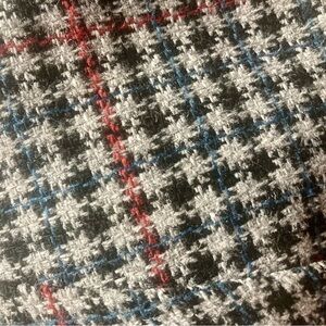 Vintage Tweed Houndstooth Gingham Plaid Biltmore Fedora - Size 7 1/4